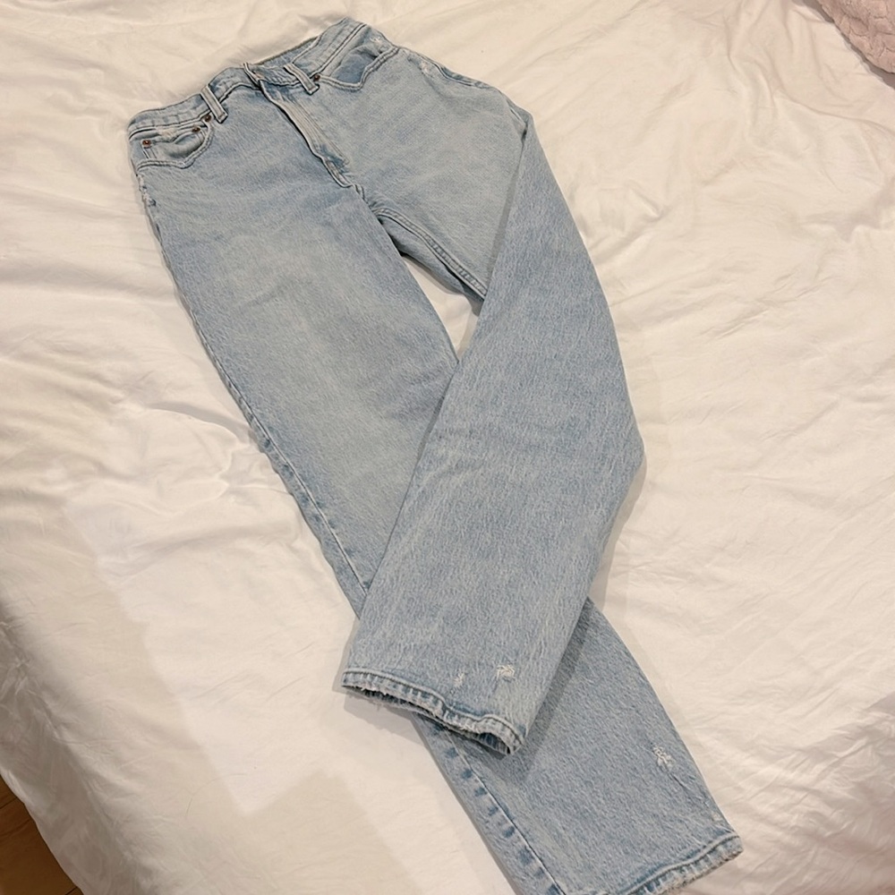 Abercrombie Curve Love 90s Straight Ultra High Rise, 27/4R